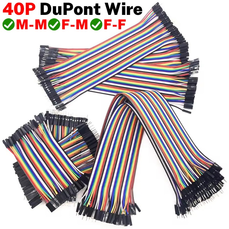 Jumper Wire Kit - 40Pin Dupont Kablo Şerit Jumper Tel