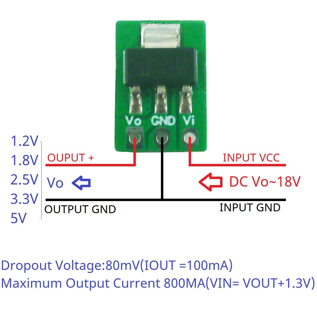 Esp32 Step Down Buck - Arduifor ESP32 minik Out için 1A