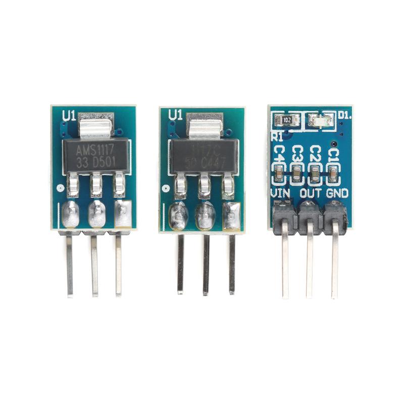 Ams1117 Module - 【F】1 Adet AMS1117-3.3 Doğrusal Regülatör Kartı,