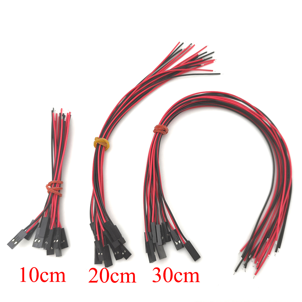 Jumper Wire Kit - 10/20 adet 2Pin dişi bağlantı kablosu