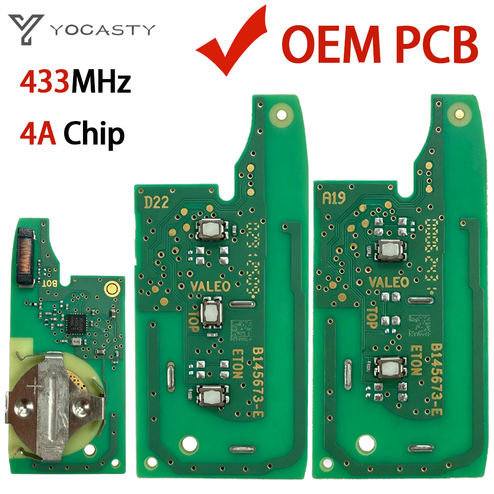 Proto Board - Orijinal PCB 4A Çip 433Mhz, Renault