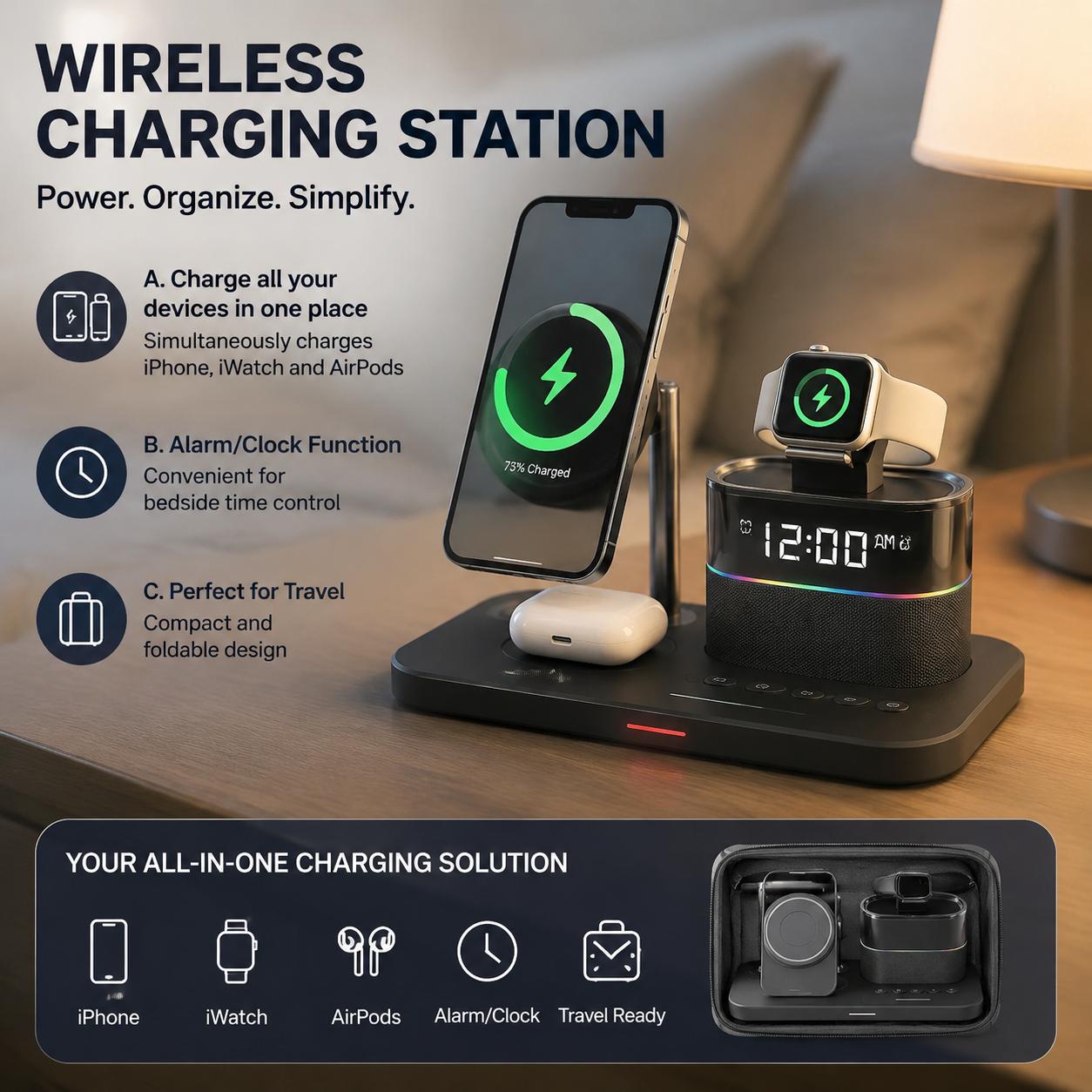 Manyetik Kablosuz Şarj İstasyo - Micro Usb Cable incelemesi ve fiyatı