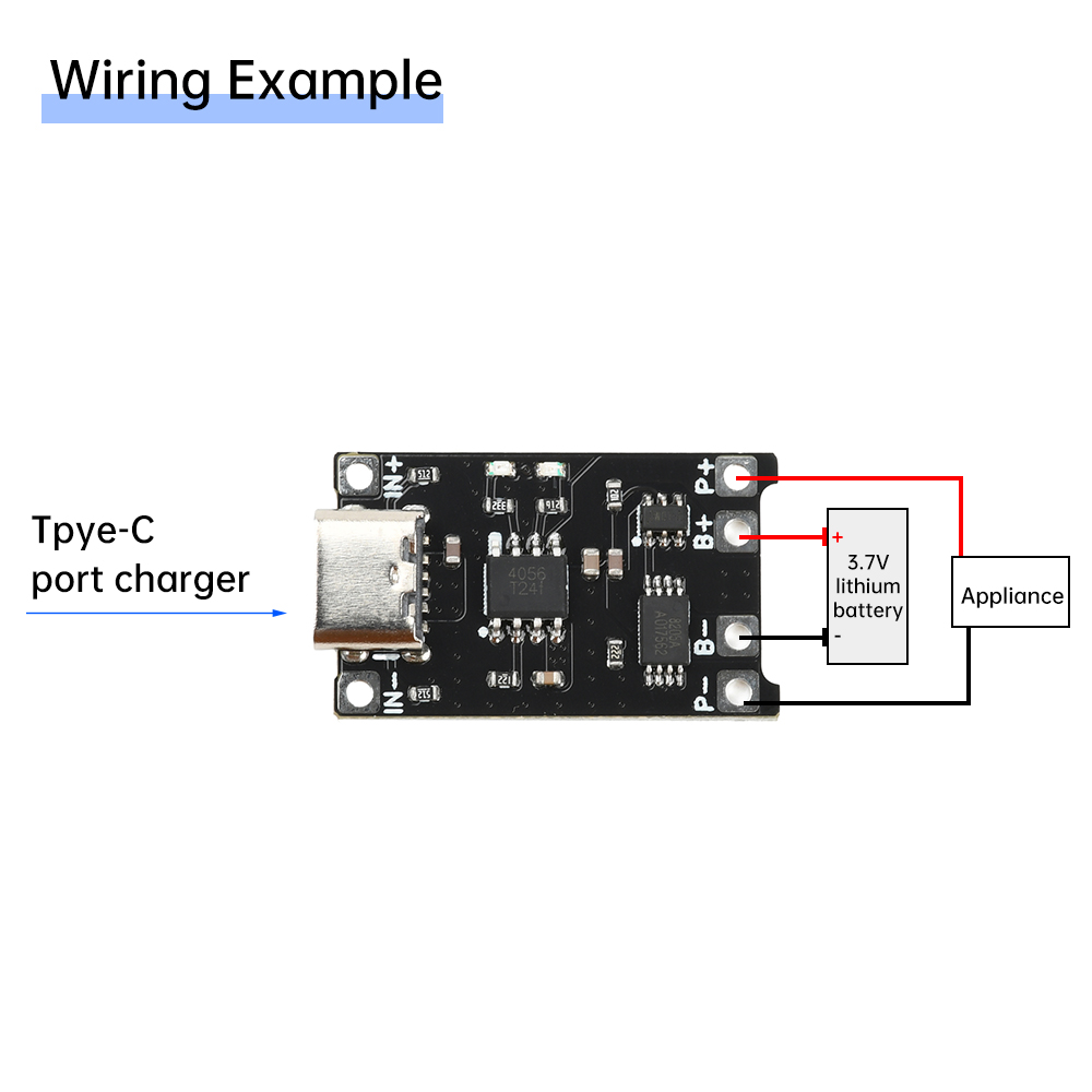 5 adet Tip C DC 4-8V TP4056 Li - Li Ion Charger Module incelemesi ve fiyatı