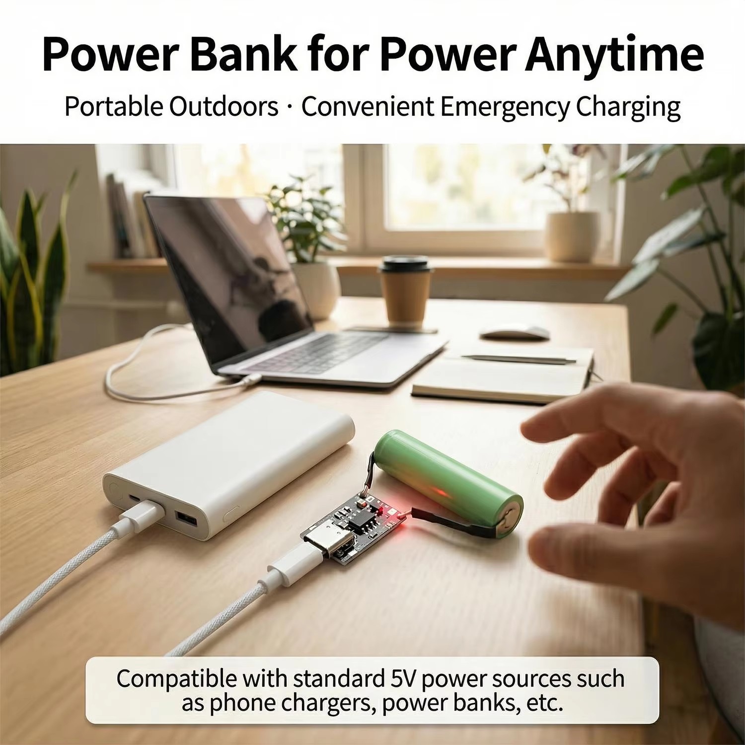 Koruma Devreli Tip-C Şarj Kart - Li Ion Charger Module incelemesi ve fiyatı