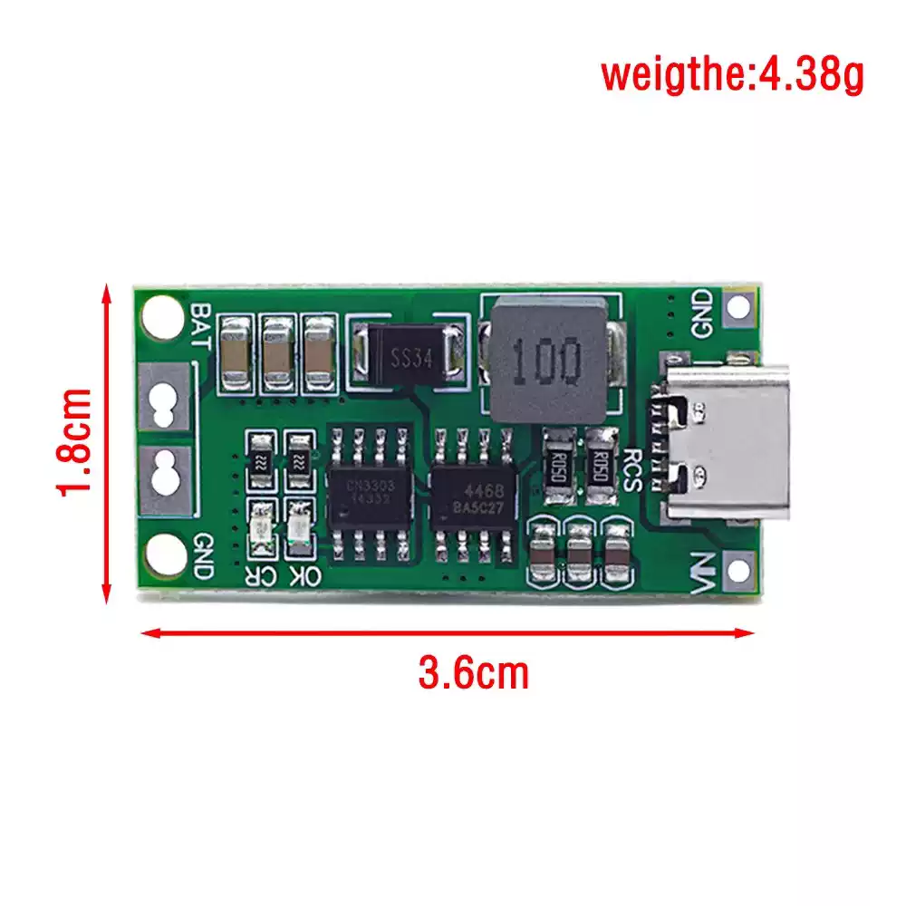 Tip-C - 8.4V 12.6V 16.8V Lityu - Li Ion Charger Module incelemesi ve fiyatı