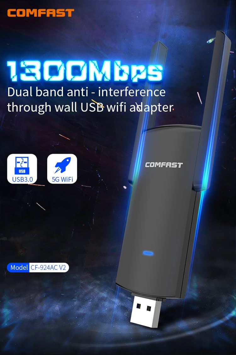 CF-924AC V2 1300Mbps Çift Bant - Antenna 2.4Ghz incelemesi ve fiyatı