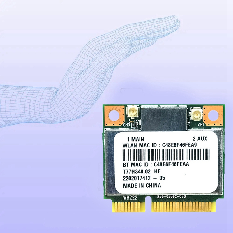 AR5B22 AR9462 WiFi Kartı + Dah - Antenna 2.4Ghz incelemesi ve fiyatı