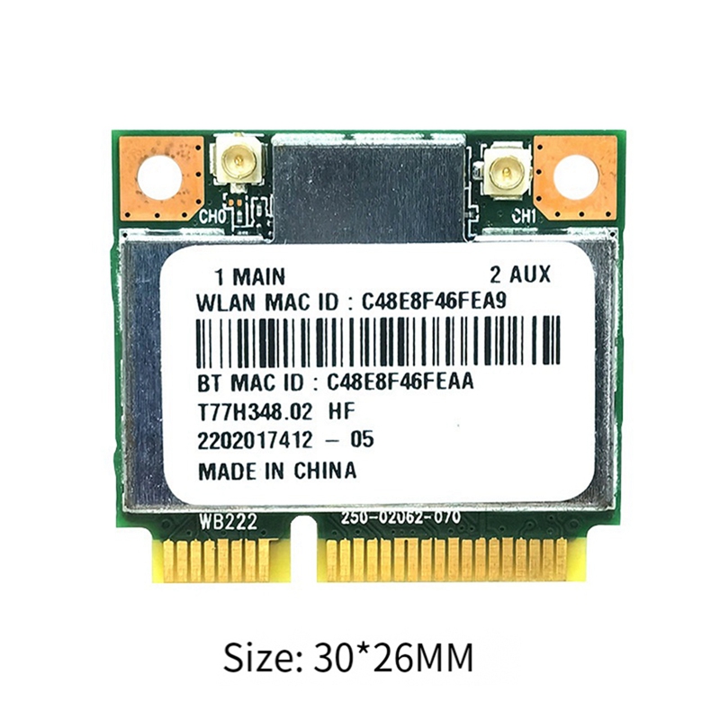 AR5B22 AR9462 WiFi Kartı + Dah - Antenna 2.4Ghz incelemesi ve fiyatı