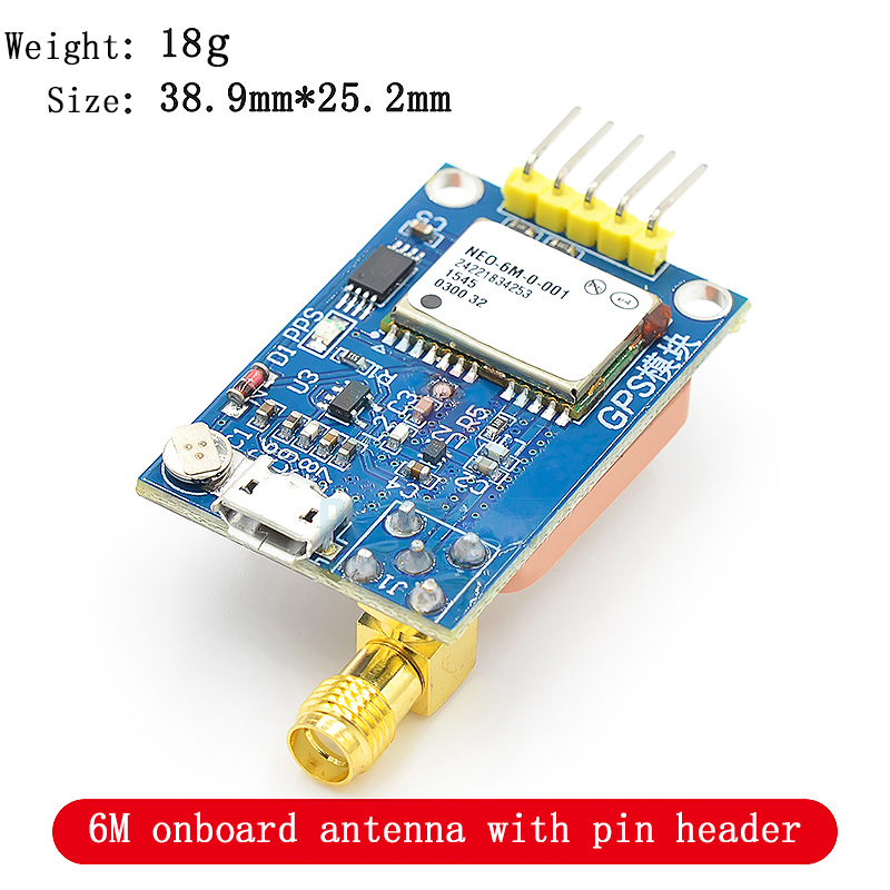 GPS modülü mikro USB NEO-6M NE - Breadboard 400 Point incelemesi ve fiyatı