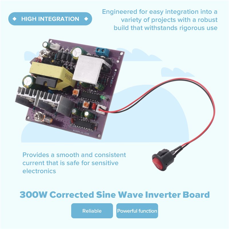300W Düzeltmeli Sinüs Dalgası  - Boost Converter incelemesi ve fiyatı