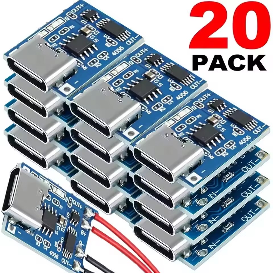 USB Type-C TP4056 Şarj Modülü, - Tp4056 Module incelemesi ve fiyatı