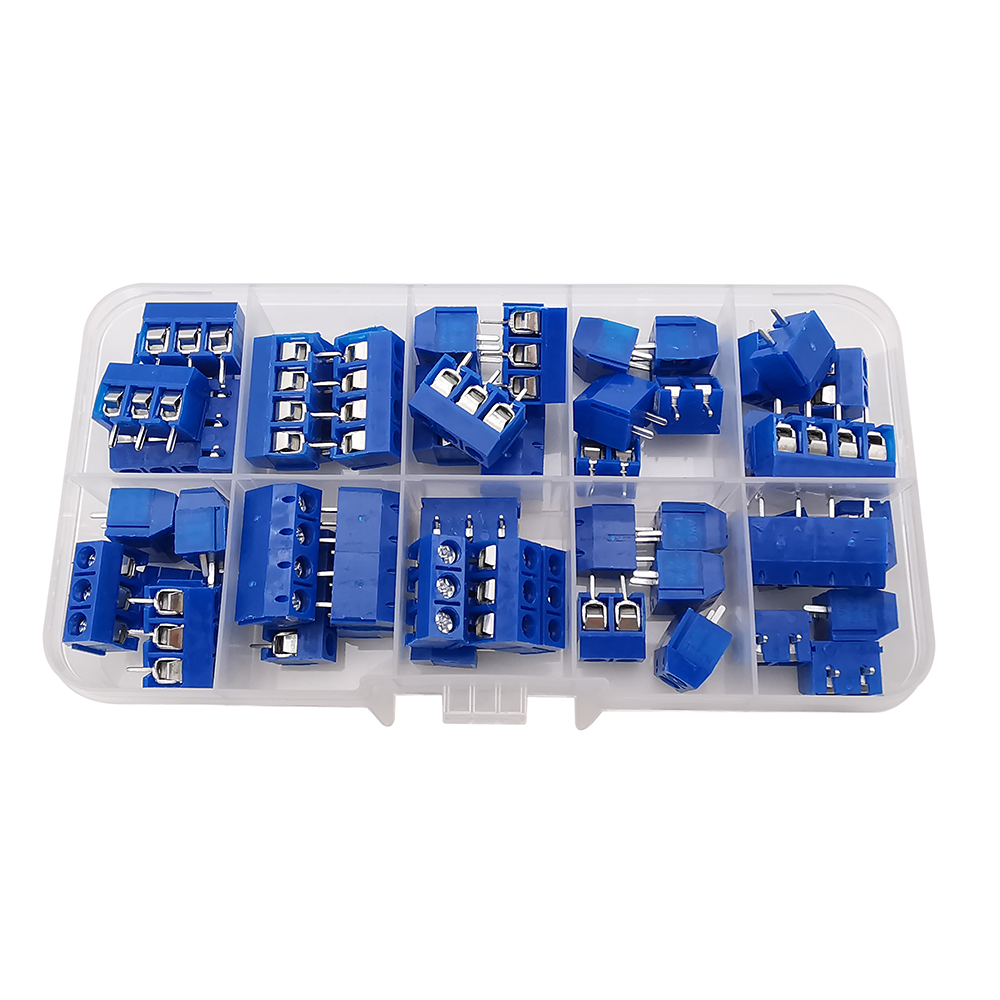50 adet/kutu KF301 5mm Pitch 2 - Screw Terminal Block incelemesi ve fiyatı